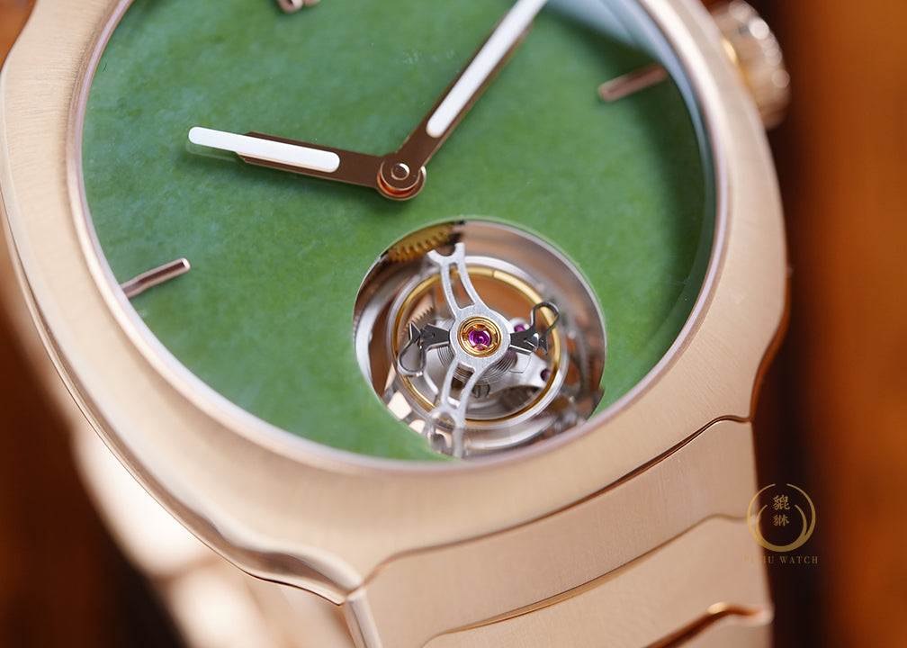 H. Moser Streamliner Tourbillon Wyoming Jade