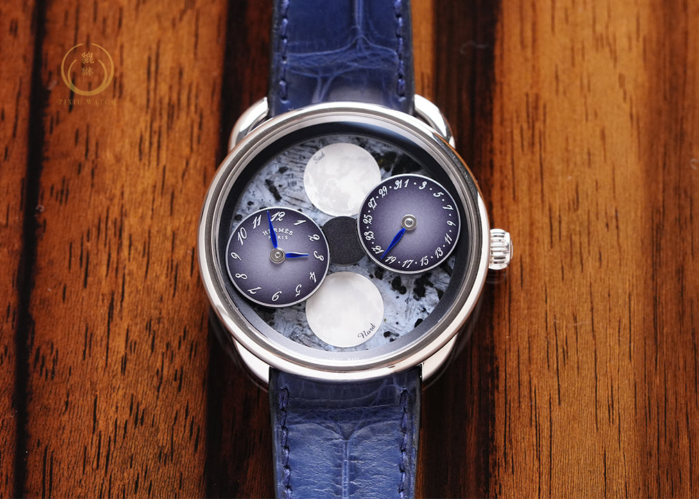 Hermes Arceau De La Lune White Gold