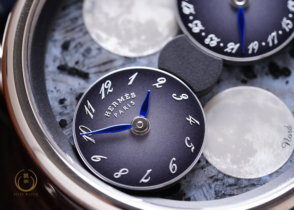 Hermes Arceau De La Lune White Gold
