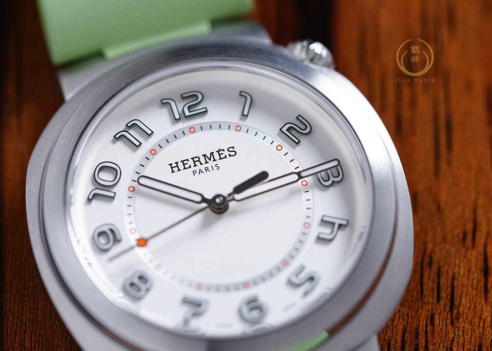 “ของใหม่” Hermes Cut Vert Criquet Strap