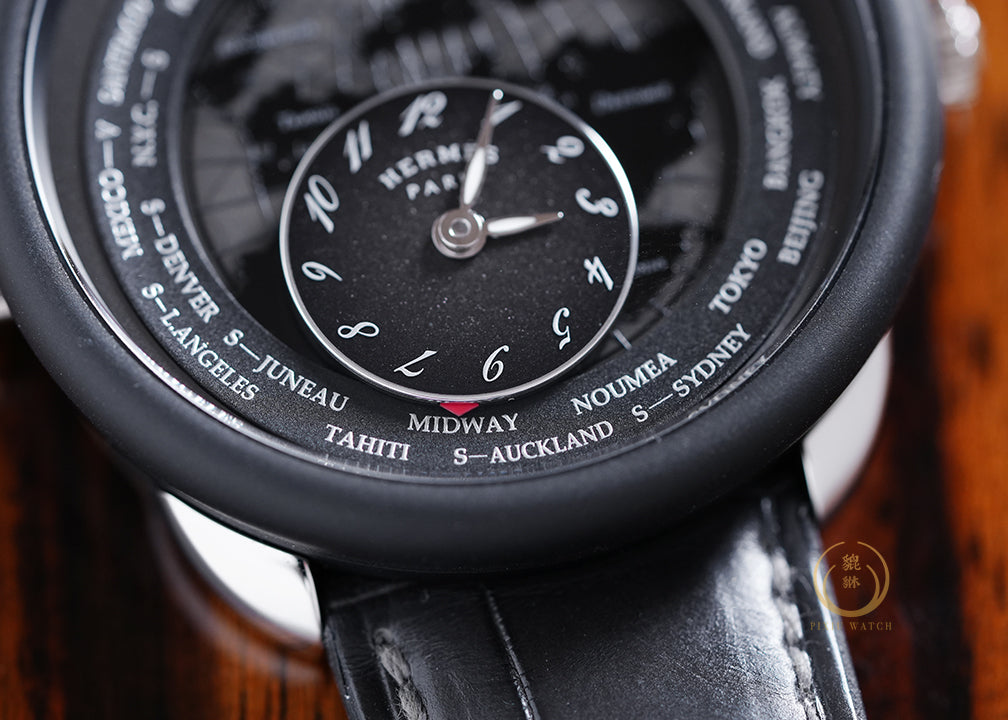 Hermes Le Temps Voyageur Pt/Ti