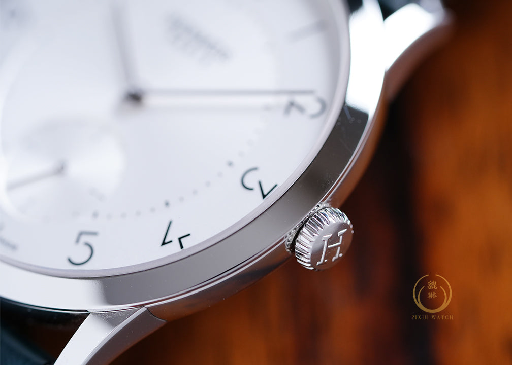 Hermes Slim Large Model Silver Dial