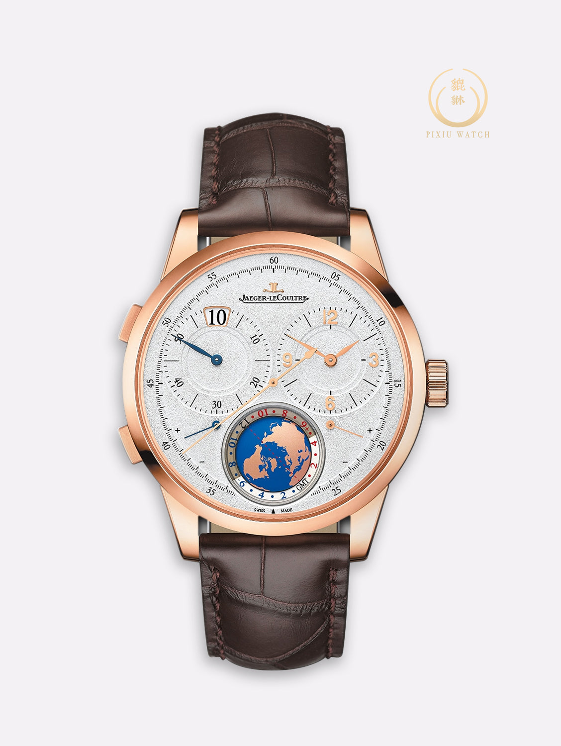 Jaeger Duometre Unique Travel Time Pink Gold