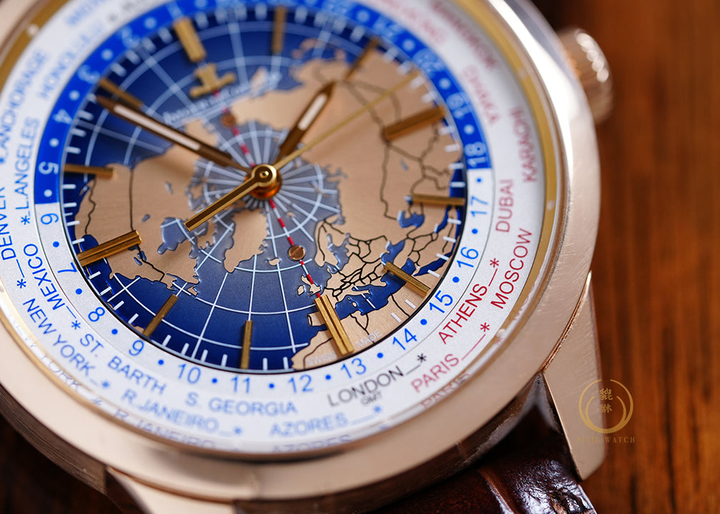 JLC Geophysic Universal Time Pink Gold