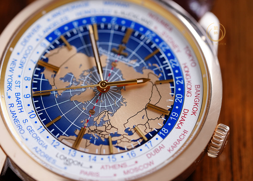 JLC Geophysic Universal Time Pink Gold