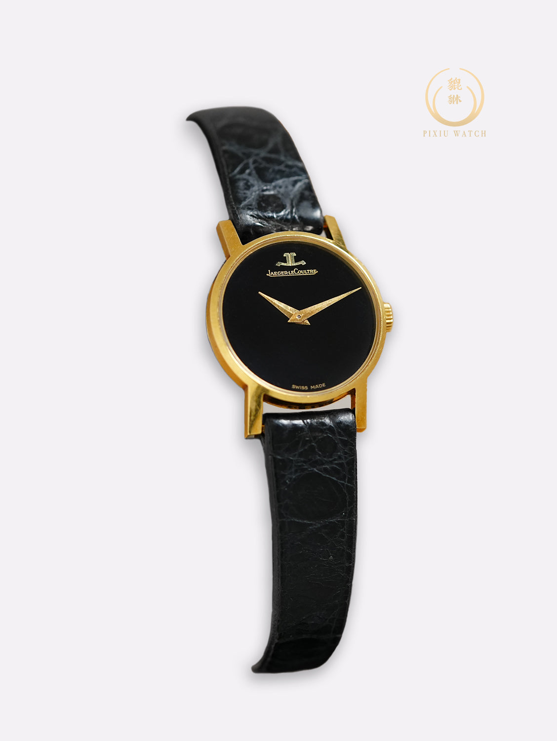 Jaeger-LeCoultre Vintage Onyx Dial Yellow Gold