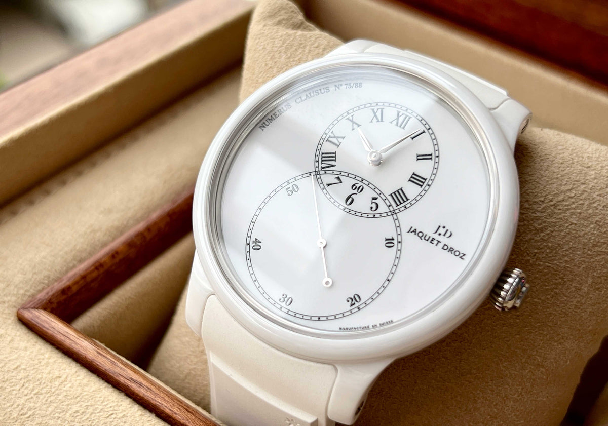 Jaquet Droz Grande Seconde White Ceramic Limited Edition of 88 Pieces.