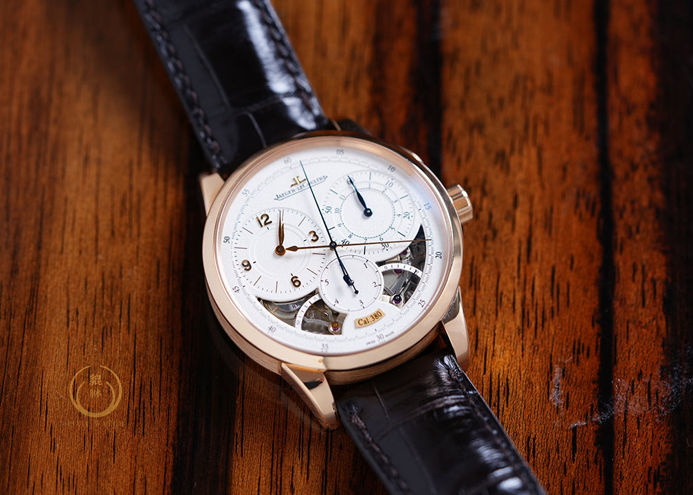 Jaeger Duometre Chronograph Pink Gold