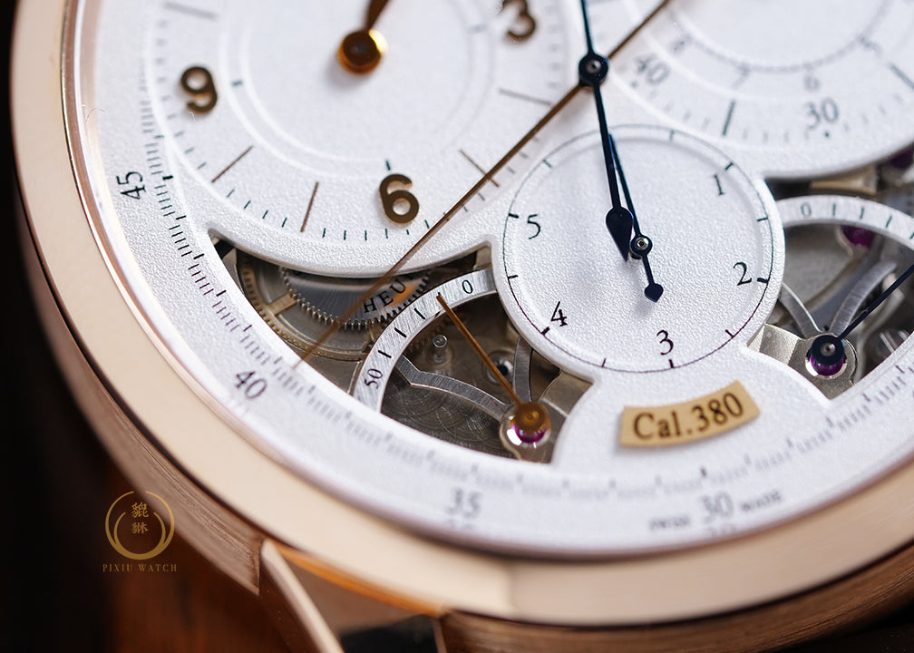 Jaeger Duometre Chronograph Pink Gold