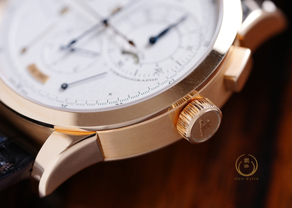 Jaeger Duometre Chronograph Pink Gold