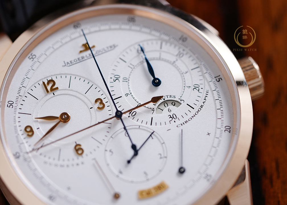 Jaeger Duometre Chronograph Pink Gold