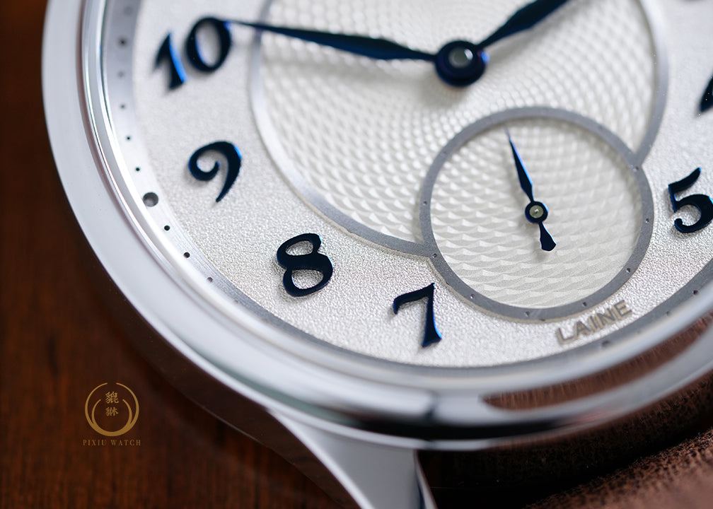 Laine V38 Frosted Center Guilloche