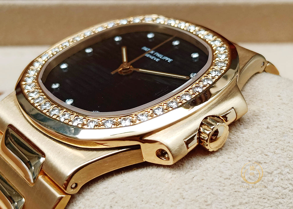 Patek Phillipe 3800/3j Nautilus Full Gold Original Diamond