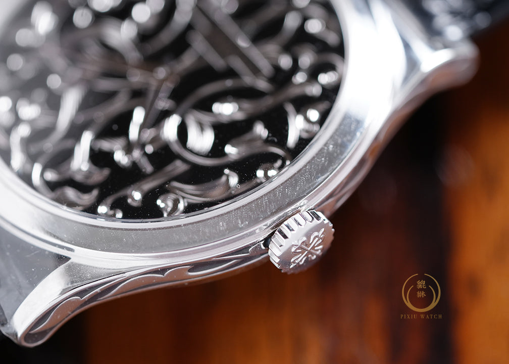 “NOS” Patek Rare Handcrafts Platinum