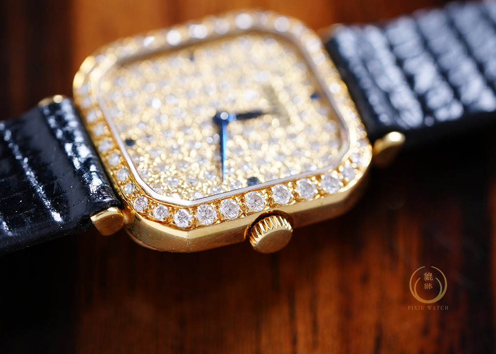 Piaget Quartz Diamonds Dial Yellow Gold