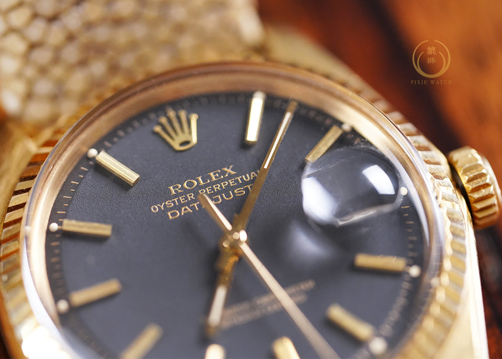 Rolex Datejust 1601 Black Pie-pan