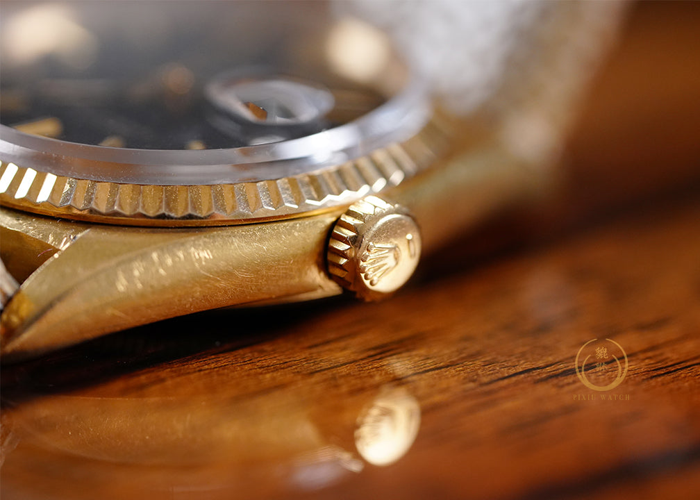 Rolex Datejust 1601 Black Pie-pan