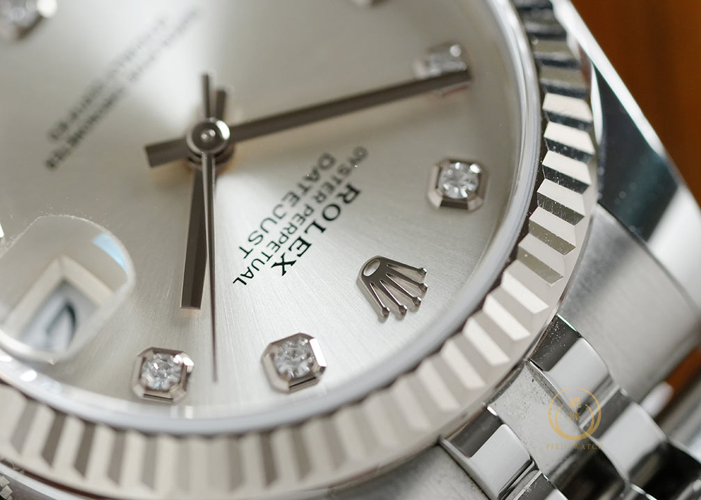 Rolex Datejust 31 White Gold Steel 178274