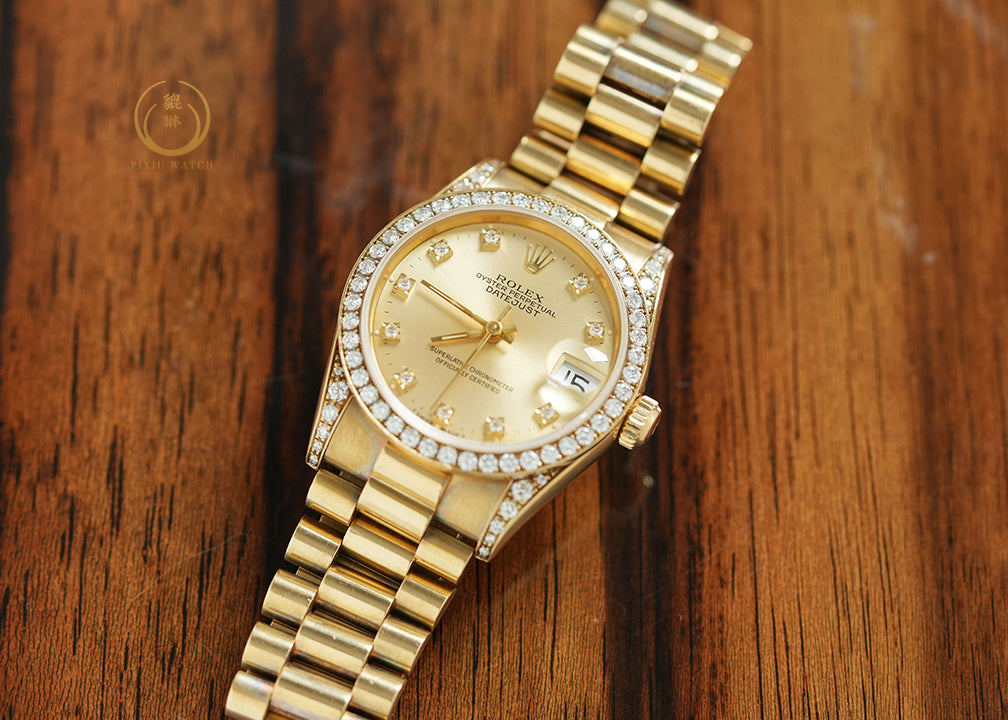 Rolex Datejust Full Yellow Gold 68158