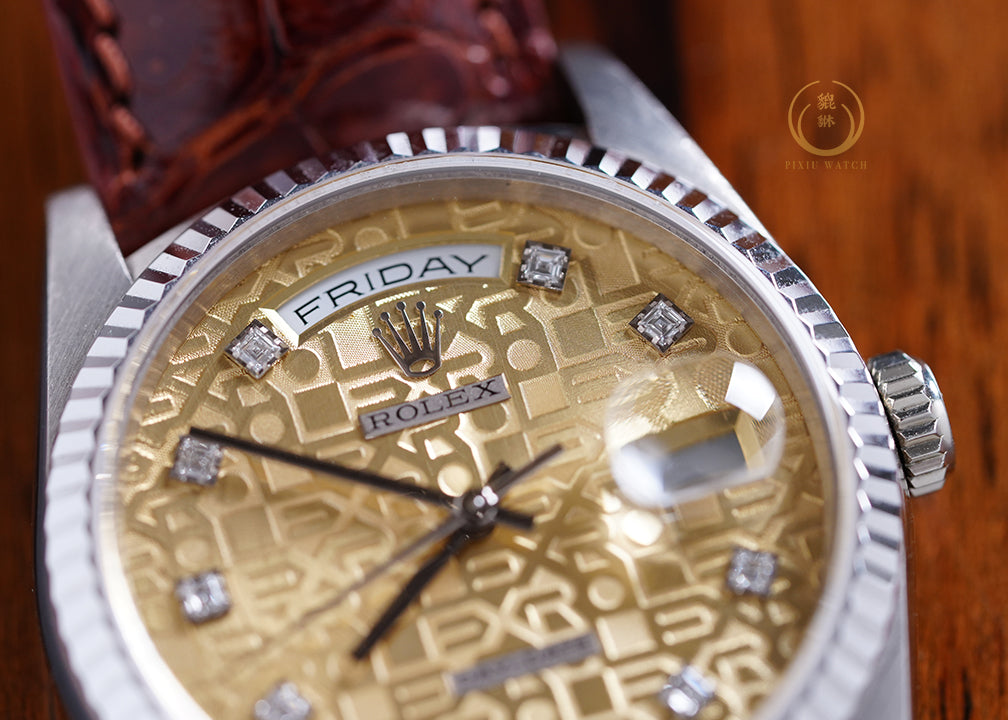 Rolex Day-Date Jubilee Dial White Gold 18239