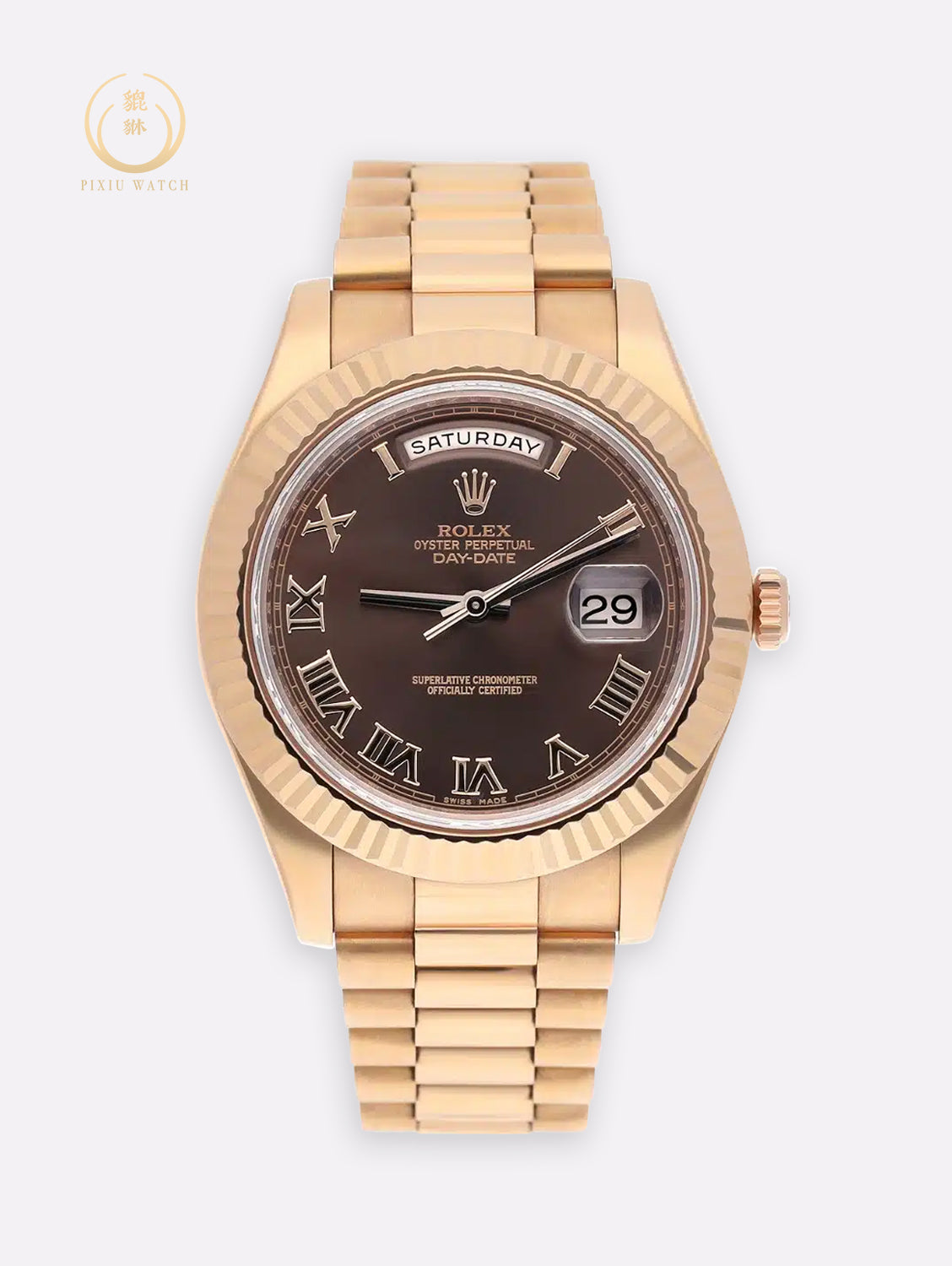 Rolex Day-Date II President Choc Dial
