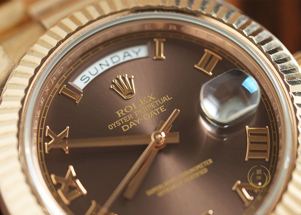 Rolex Day-Date II President Choc Dial