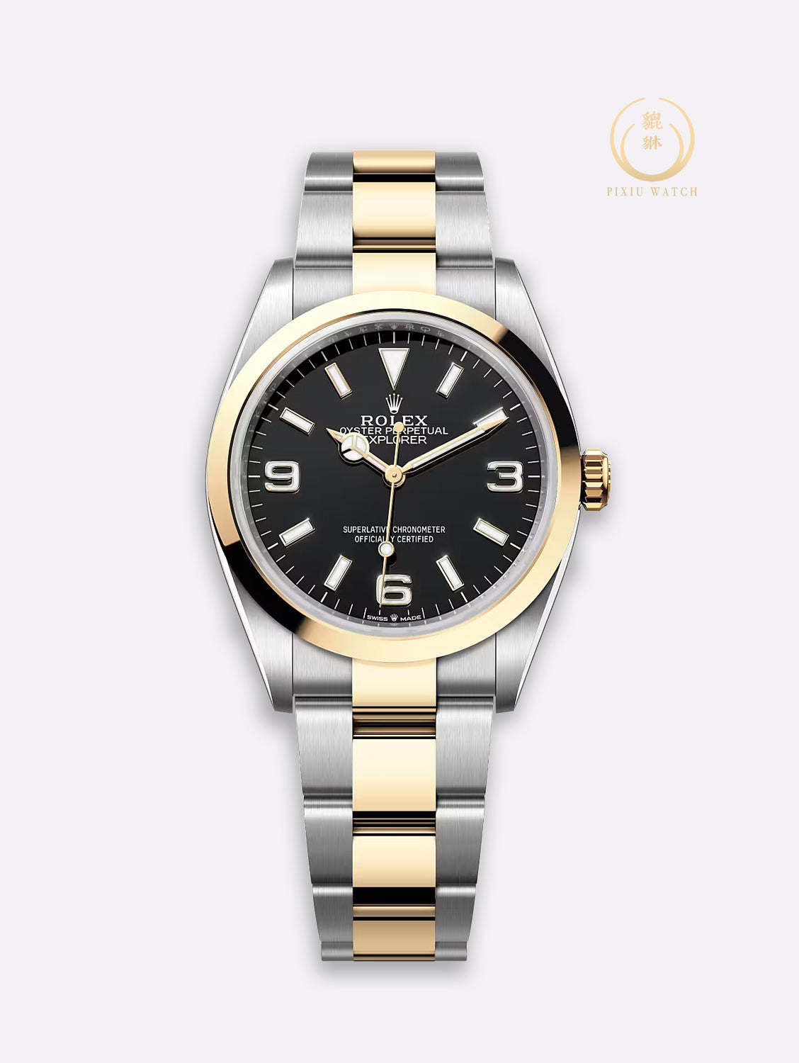 Rolex Explorer 36 Two-tone 124273