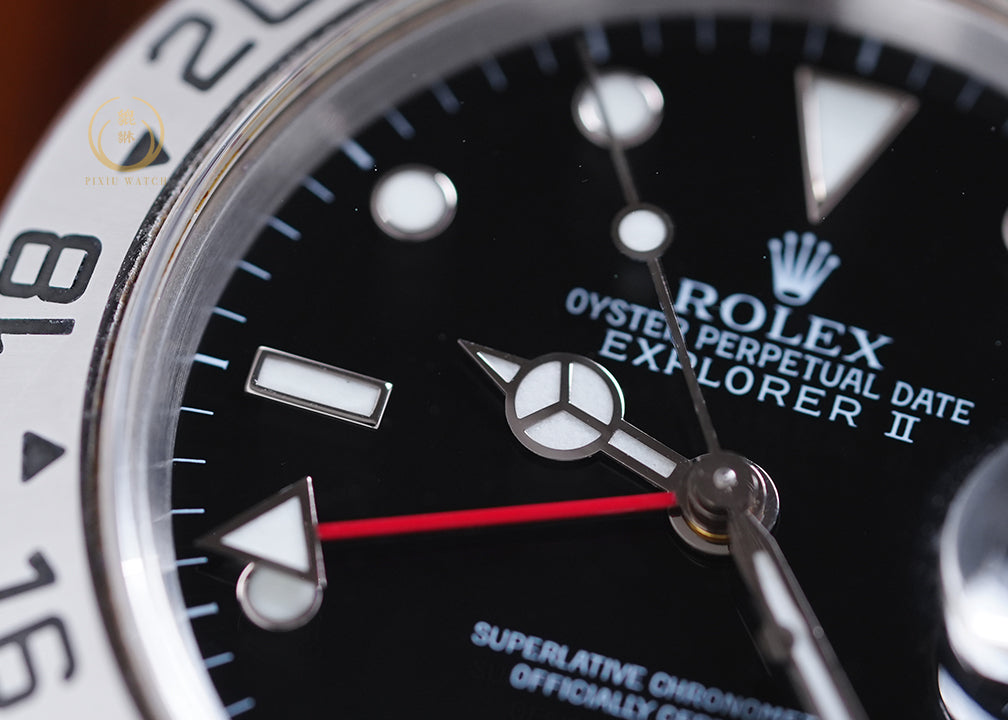 Rolex Explorer II 16570 Black Series A