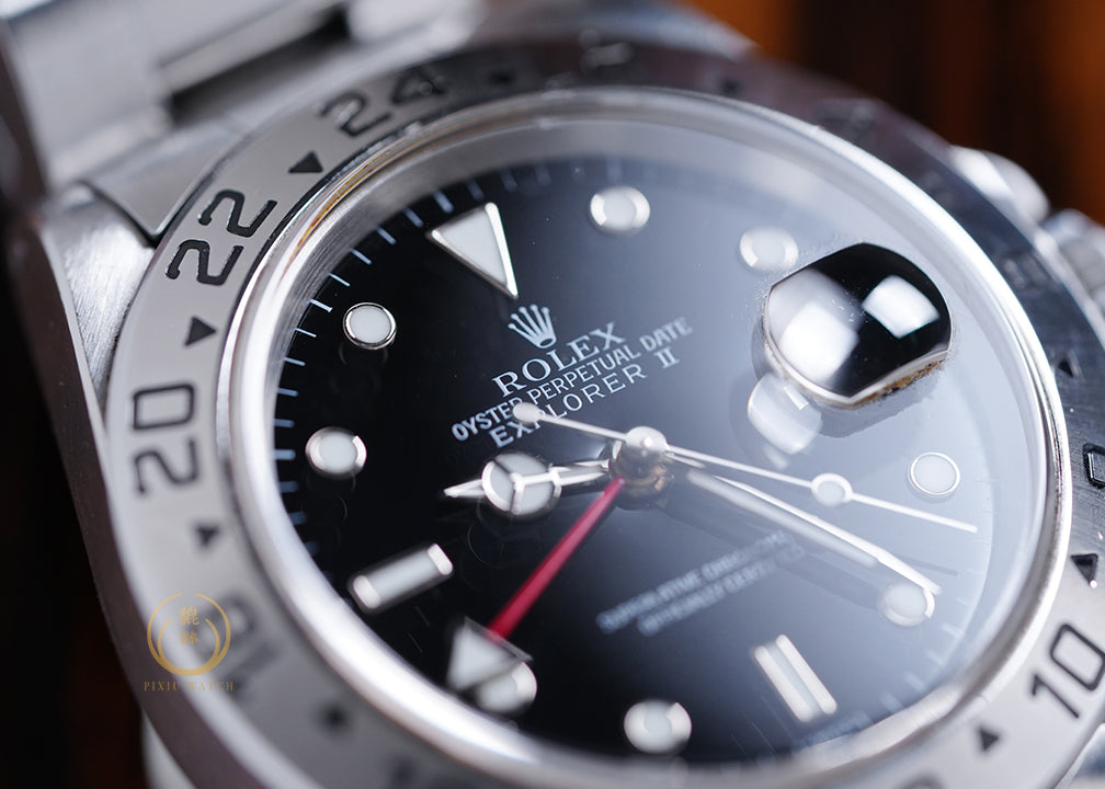 Rolex Explorer II 16570 Black Series A