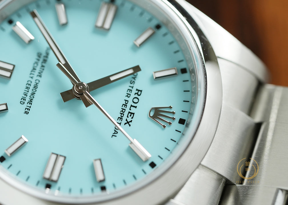 Rolex OP 36 Turquoise Blue 126000