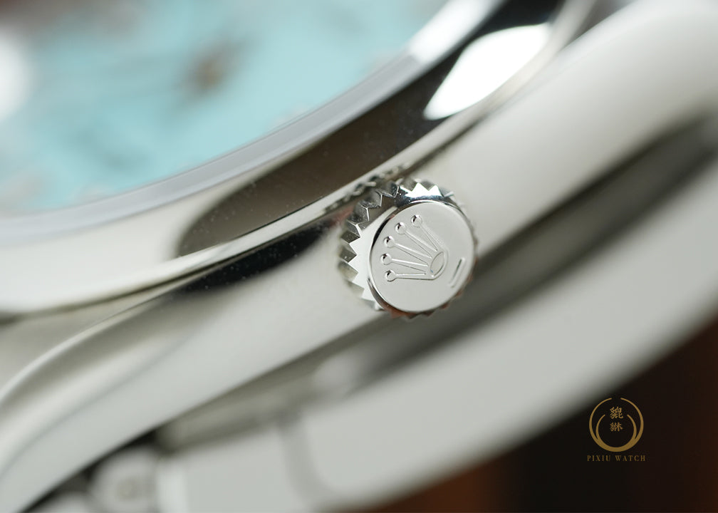 Rolex OP 36 Turquoise Blue 126000