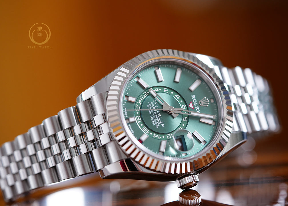 Rolex Sky-Dweller Mint Green