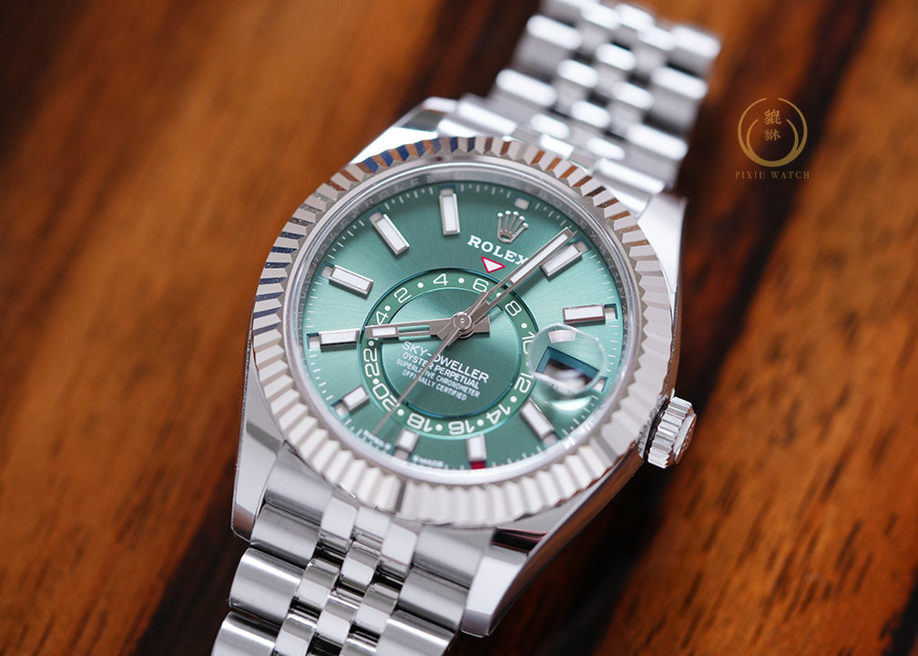 Rolex Sky-Dweller Mint Green