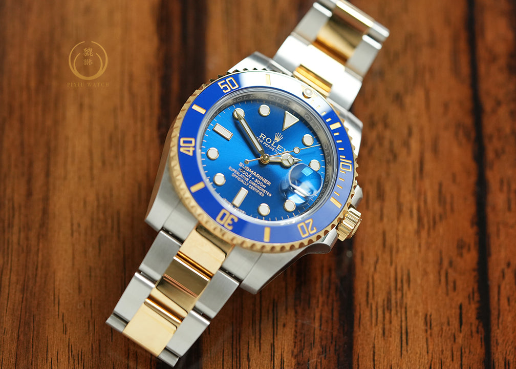 Rolex Sub Date Two Tone “Bluesy” 116613