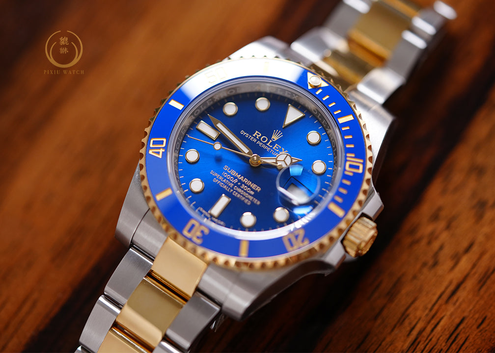 rolex-subdate-tt-blue-116613lb-secondhand-มือสอง_02