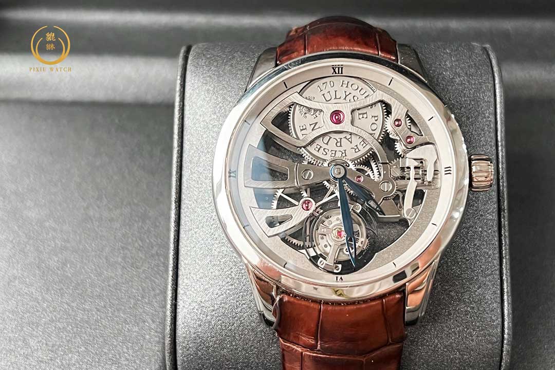Ulysse Nardin Skeleton Tourbillon 1700-129 White Gold Limited 200 Pcs.