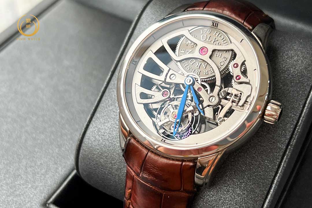 Ulysse Nardin Skeleton Tourbillon 1700-129 White Gold Limited 200 Pcs.