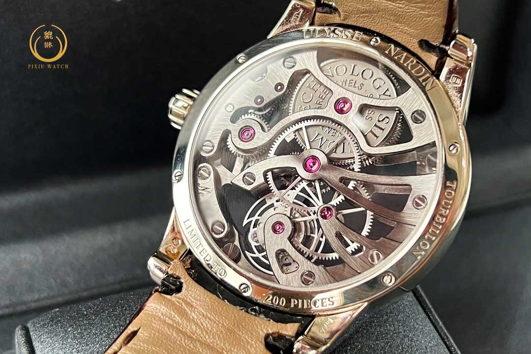 Ulysse Nardin Skeleton Tourbillon 1700-129 White Gold Limited 200 Pcs.