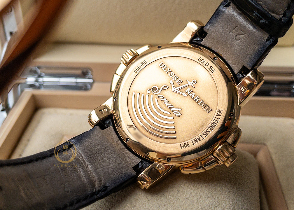 UN Sonata Gong Dual Time Rose Gold