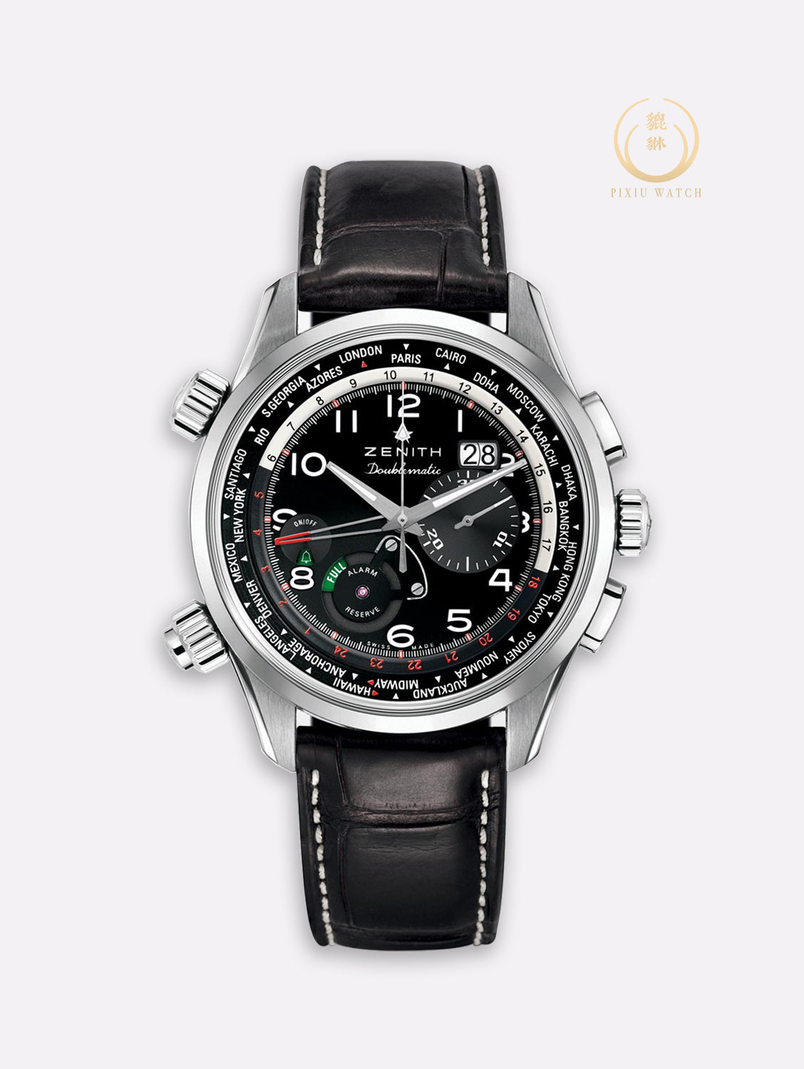 Zenith Pilot Doublematic Steel