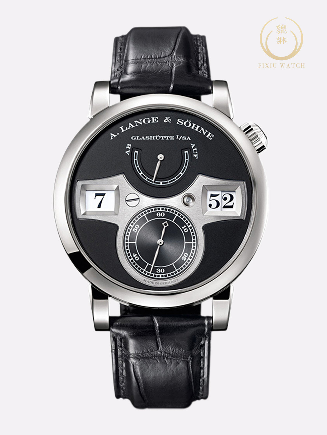 A. Lange & Sohne Zeitwerk 18K White Gold