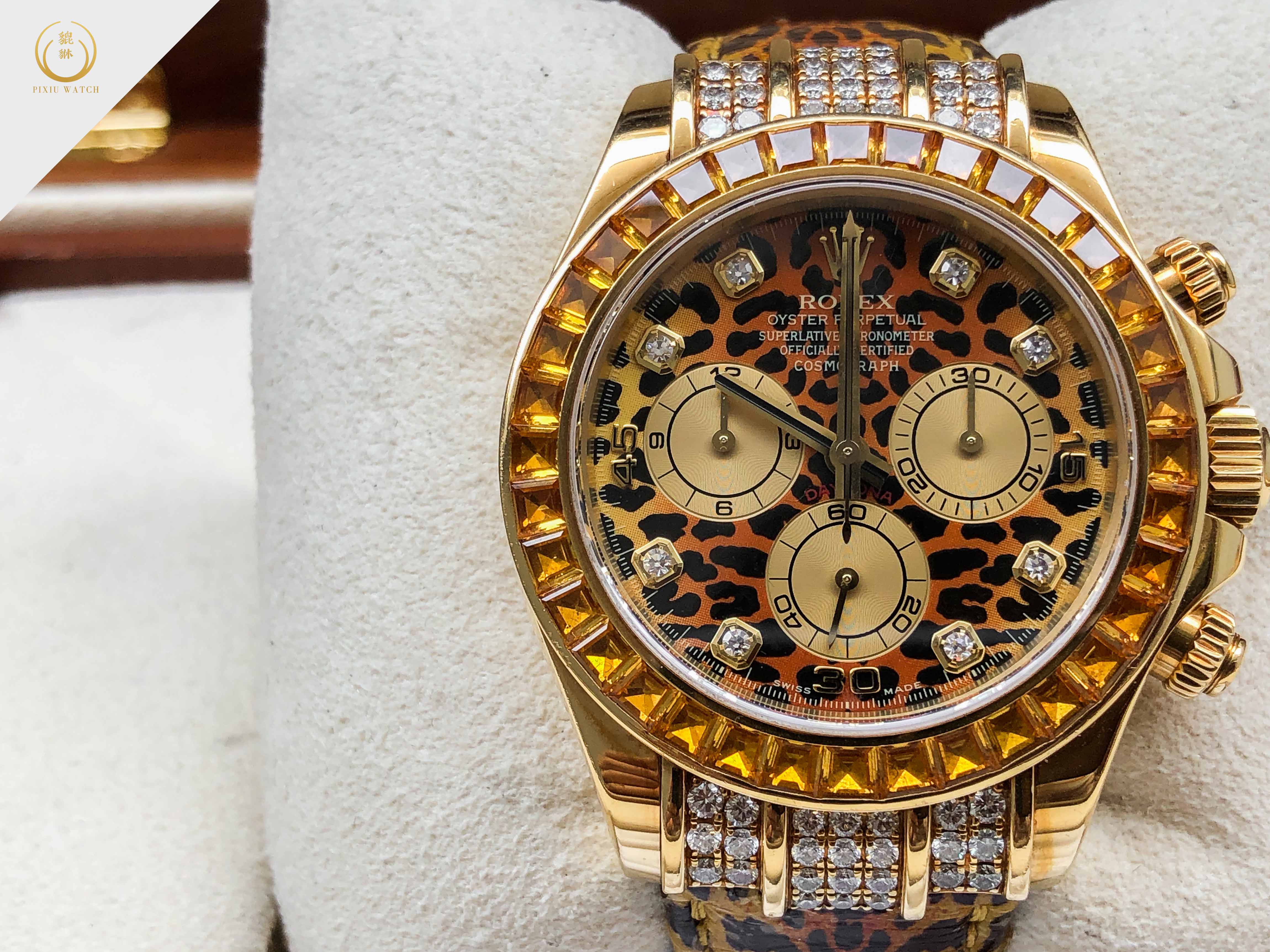Rolex Daytona Leopard Yellow Gold