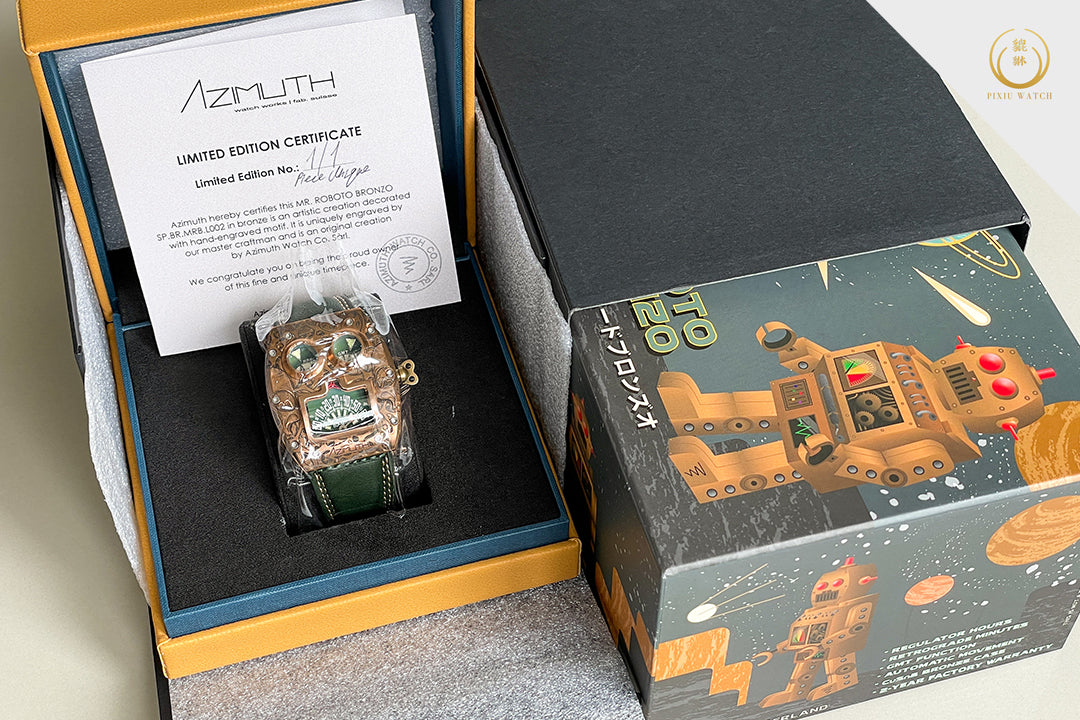 “Brand New” Azimuth MR. Roboto Bronzo Artist Series Limited 1/1