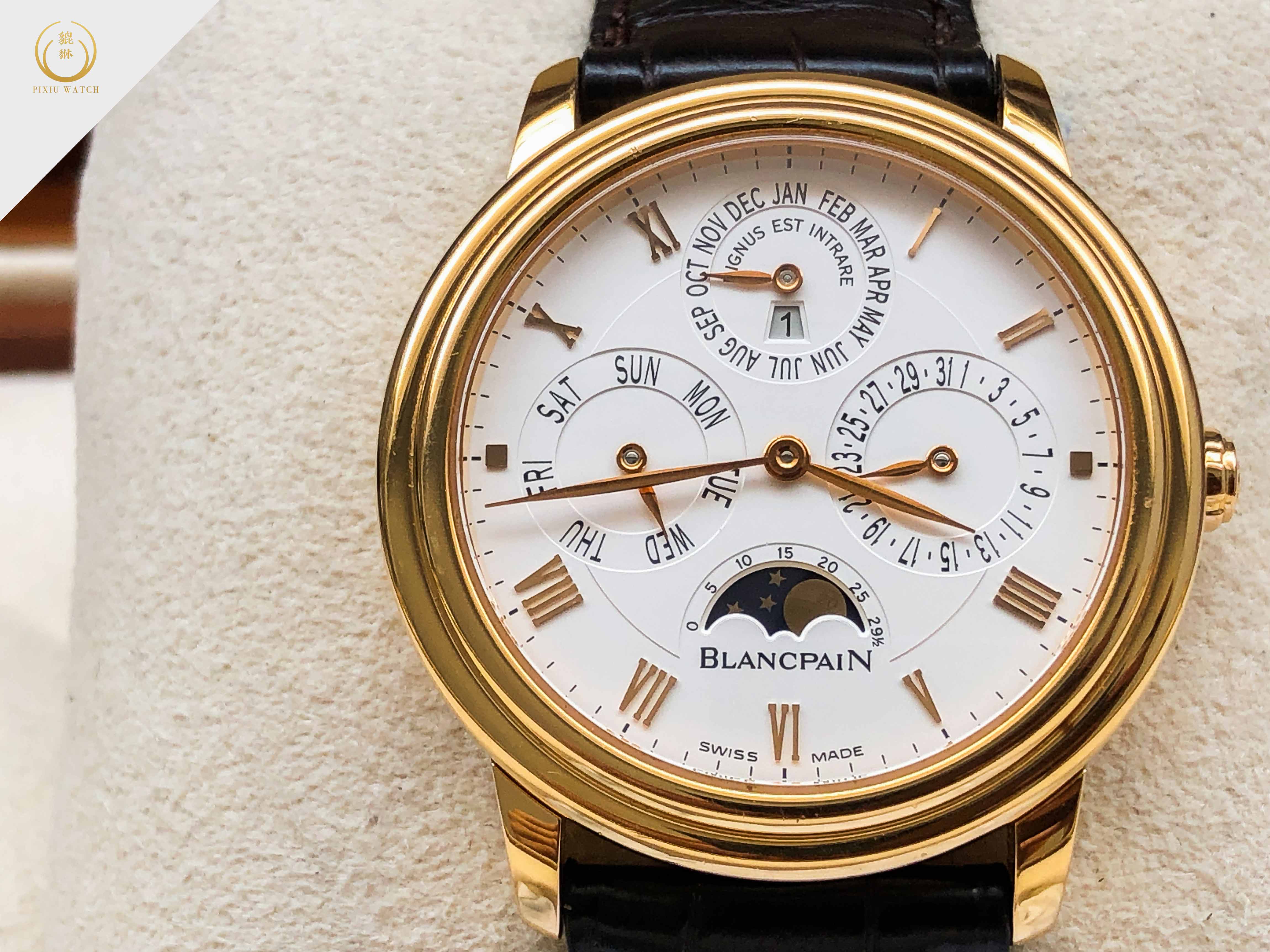 Blancpain Villeret Perpetual Calendar 18K Rose Gold