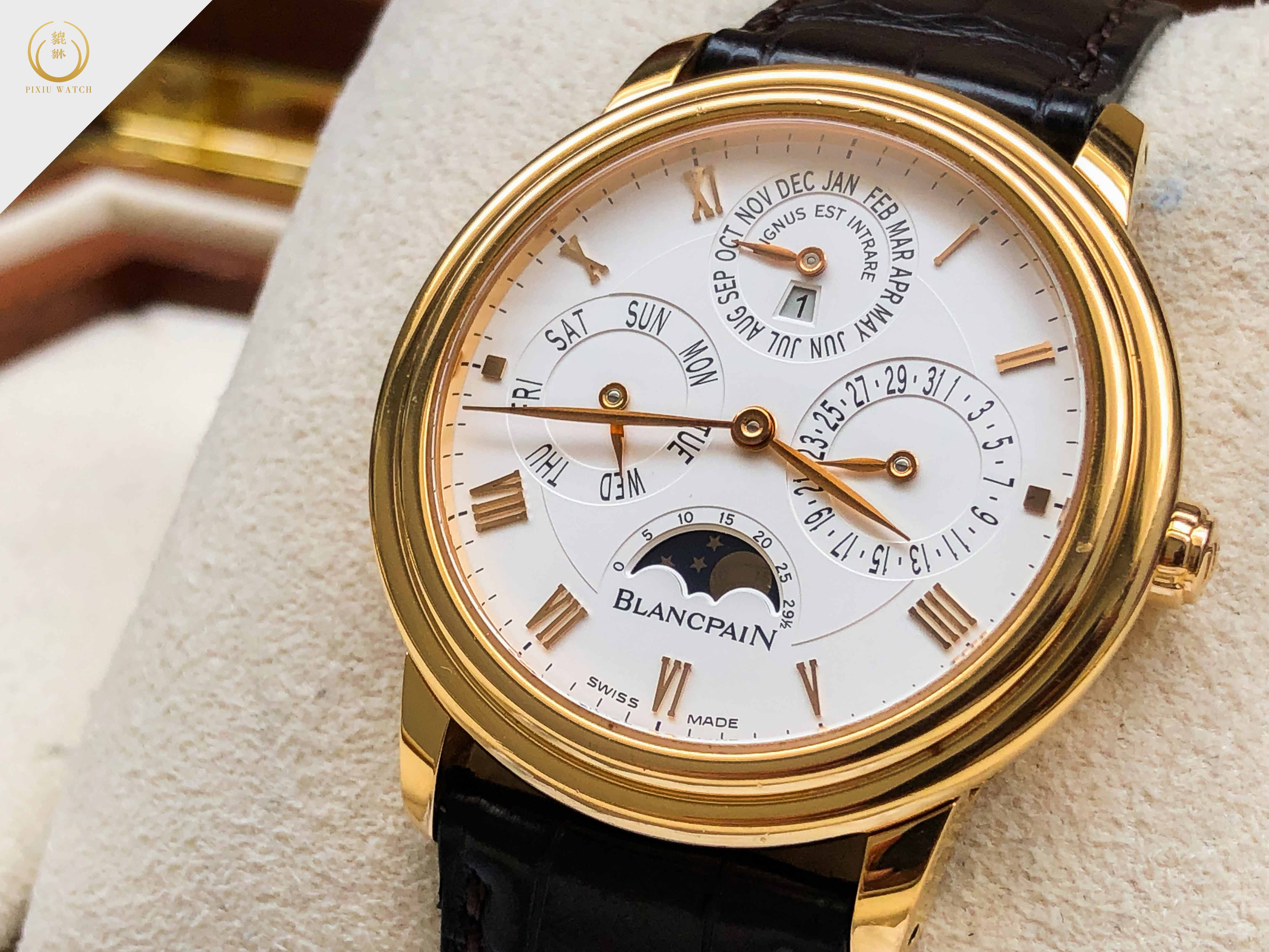 Blancpain Villeret Perpetual Calendar 18K Rose Gold