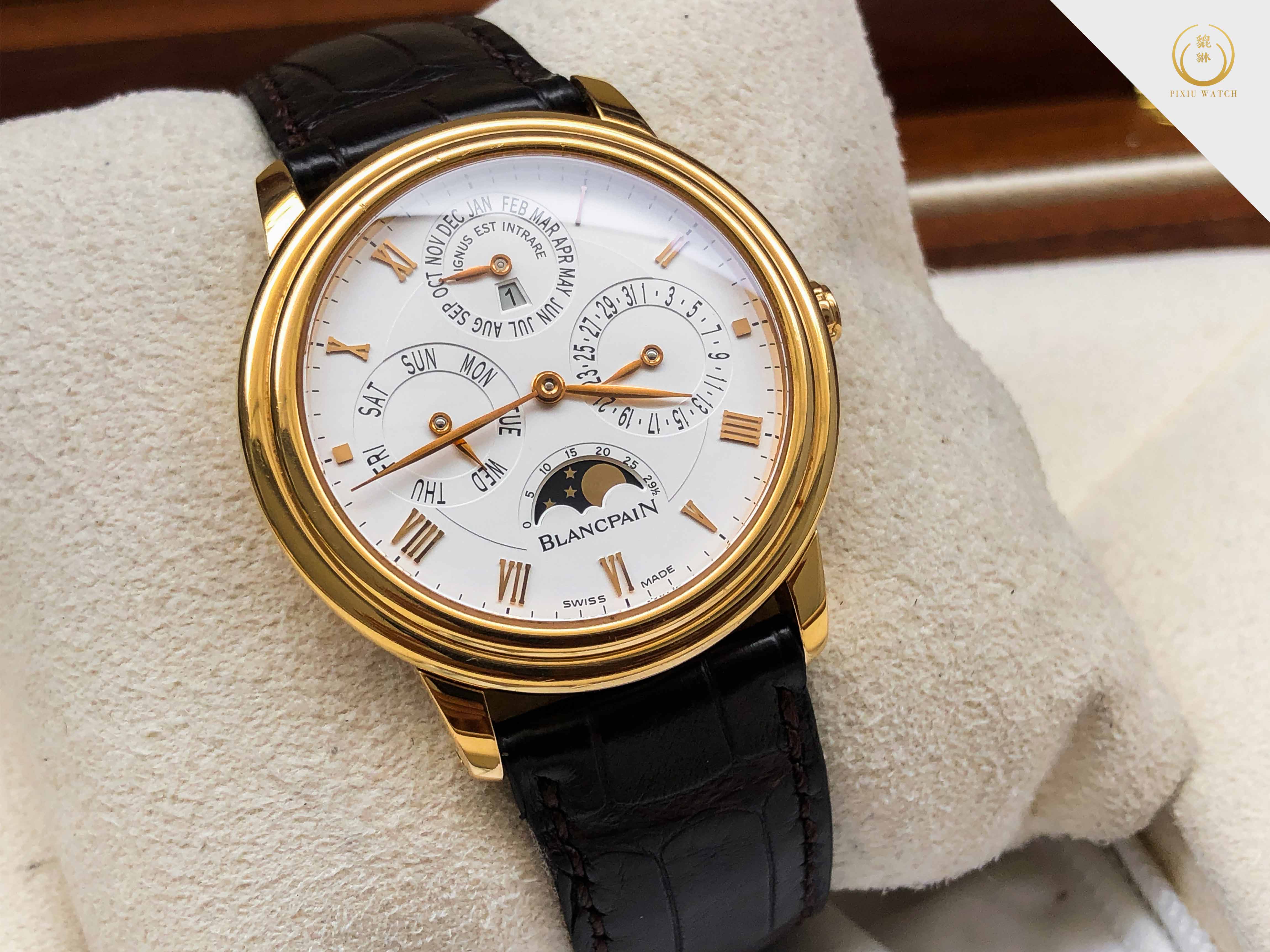 Blancpain Villeret Perpetual Calendar 18K Rose Gold