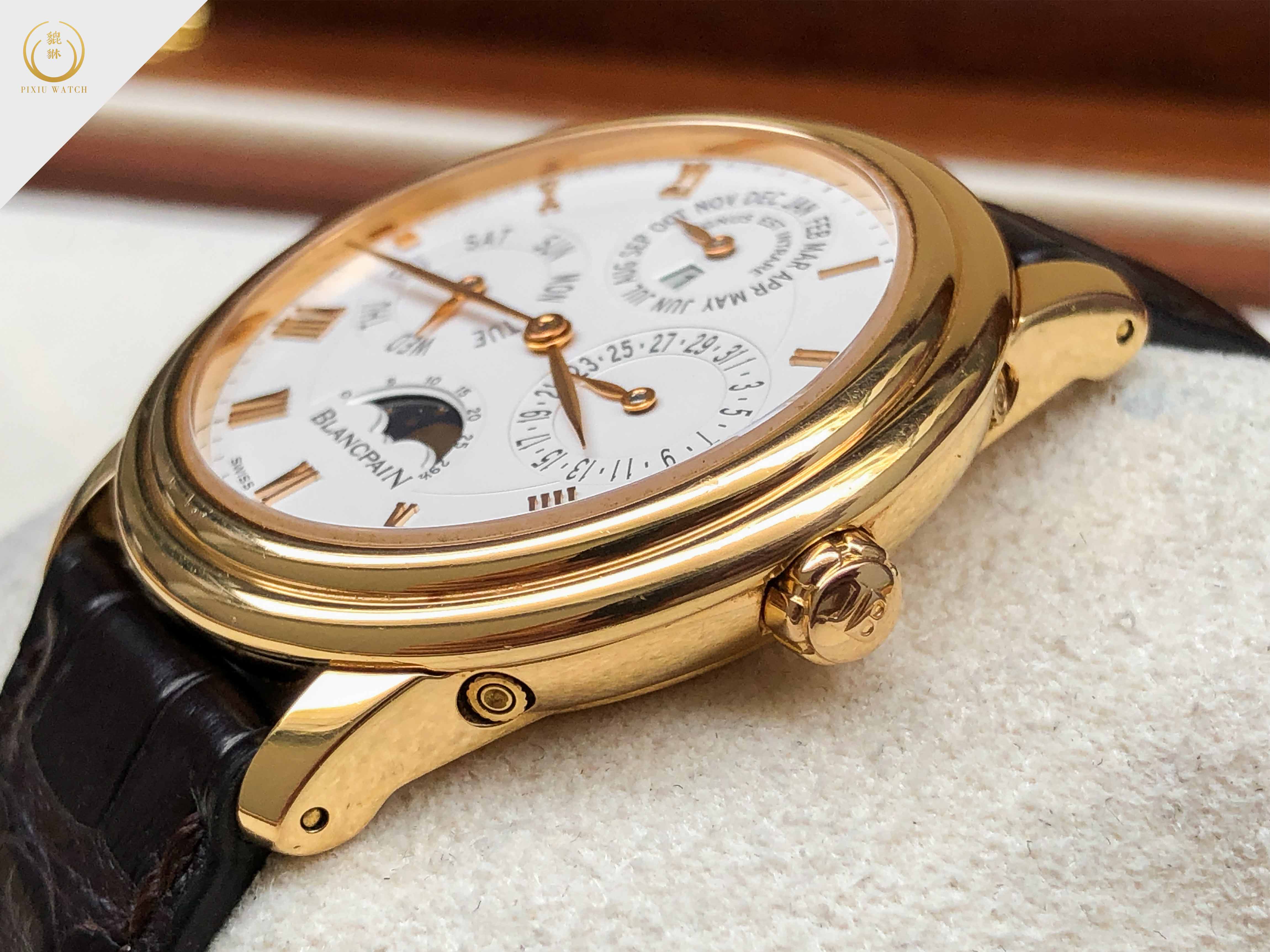 Blancpain Villeret Perpetual Calendar 18K Rose Gold