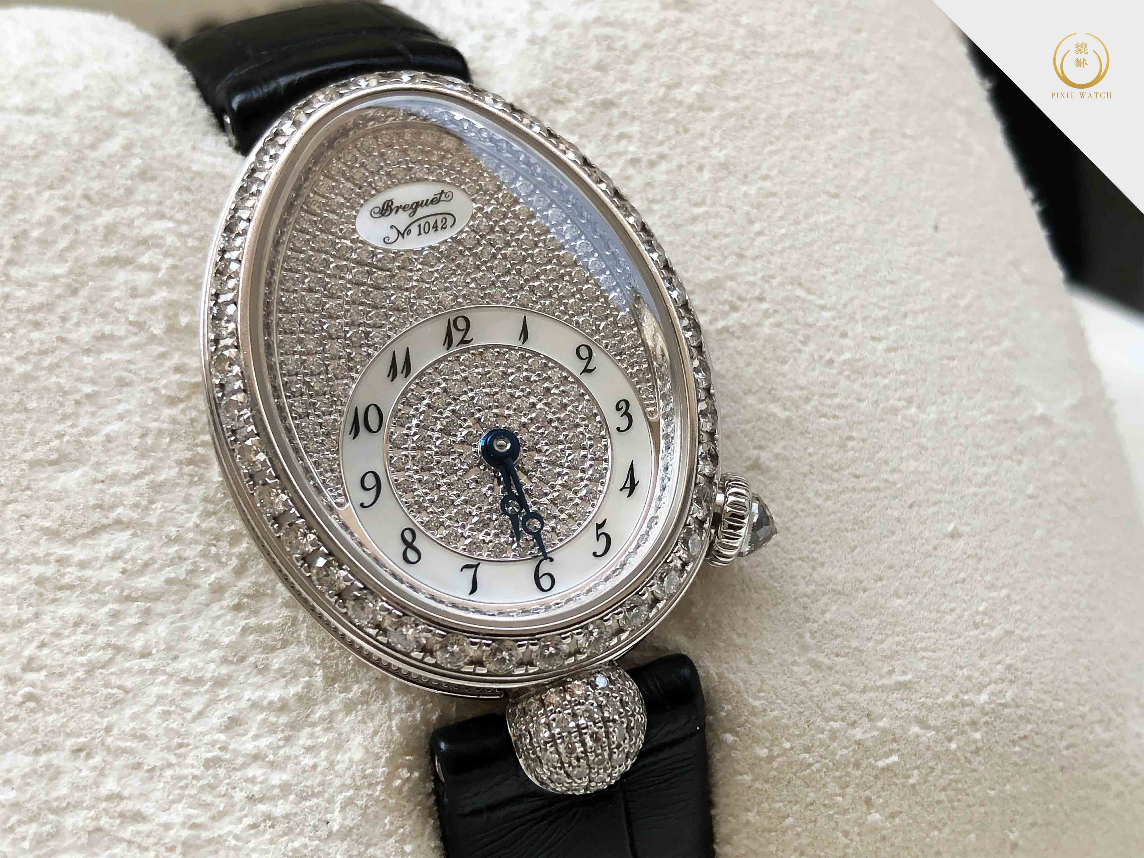Breguet Reine De Naples White Gold Diamond