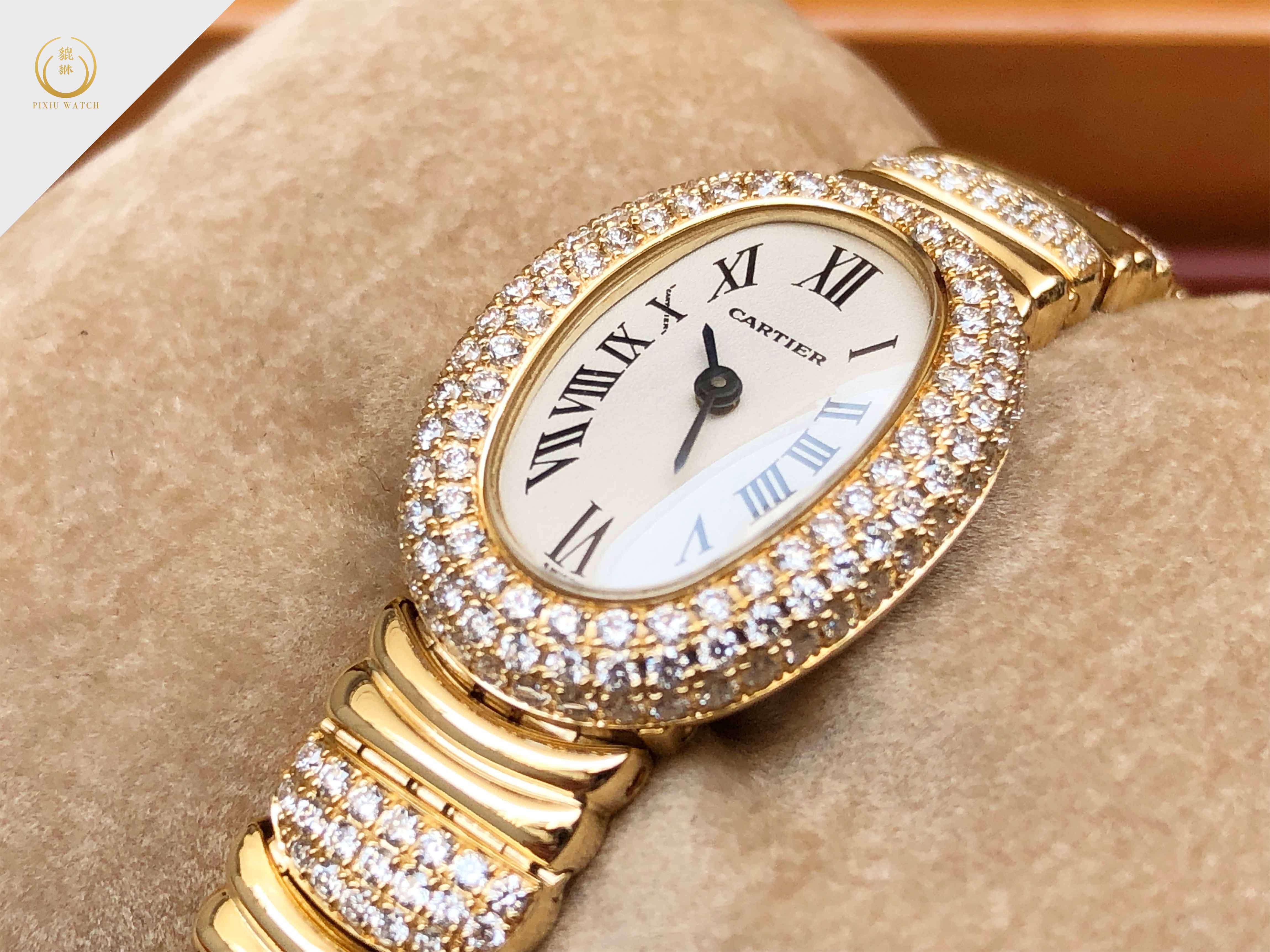 Cartier Baignoire Mini 18K Yellow Gold (Ref. 2368)