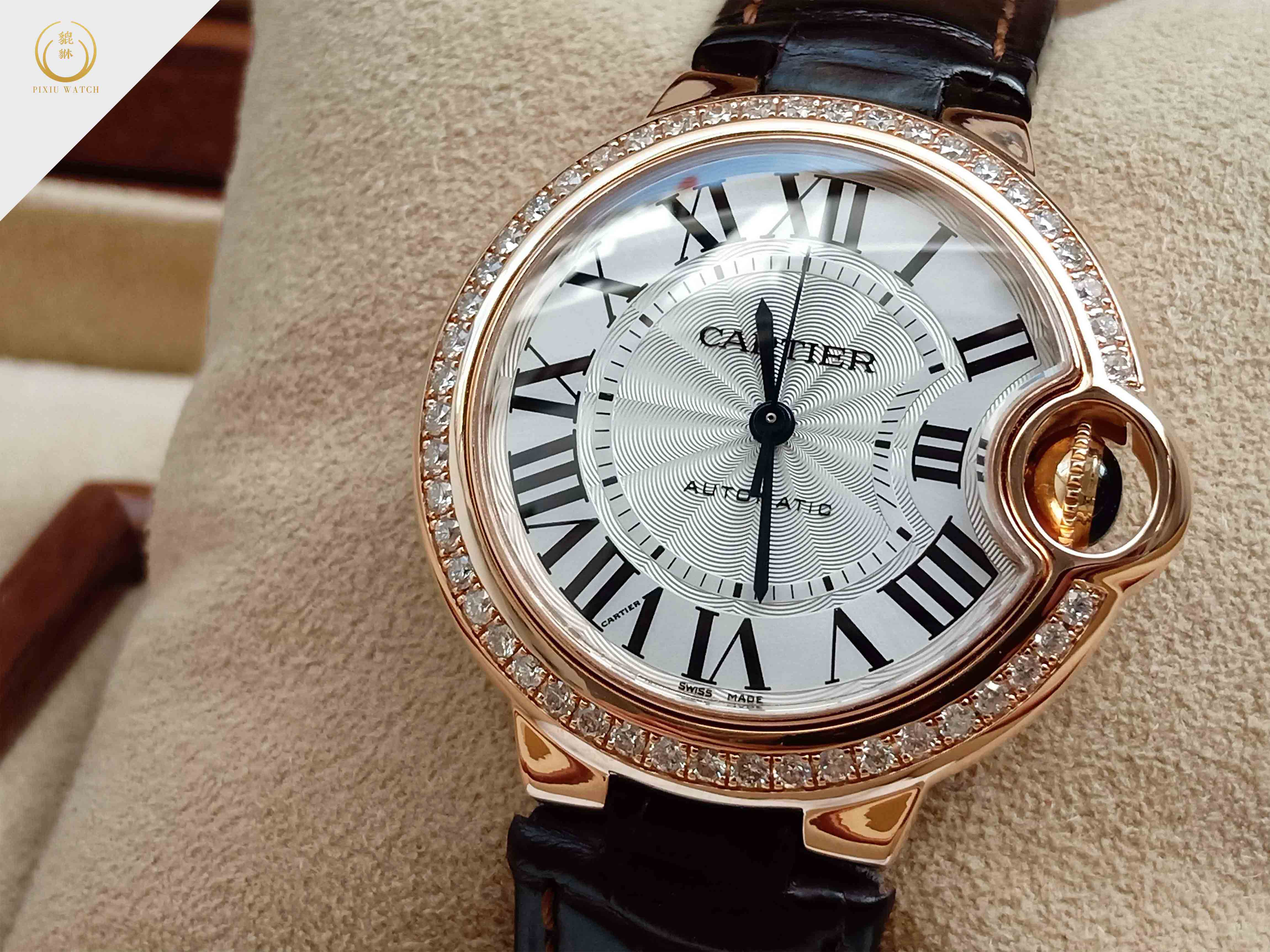 Cartier Ballon Bleu Diamond 18K Rose Gold